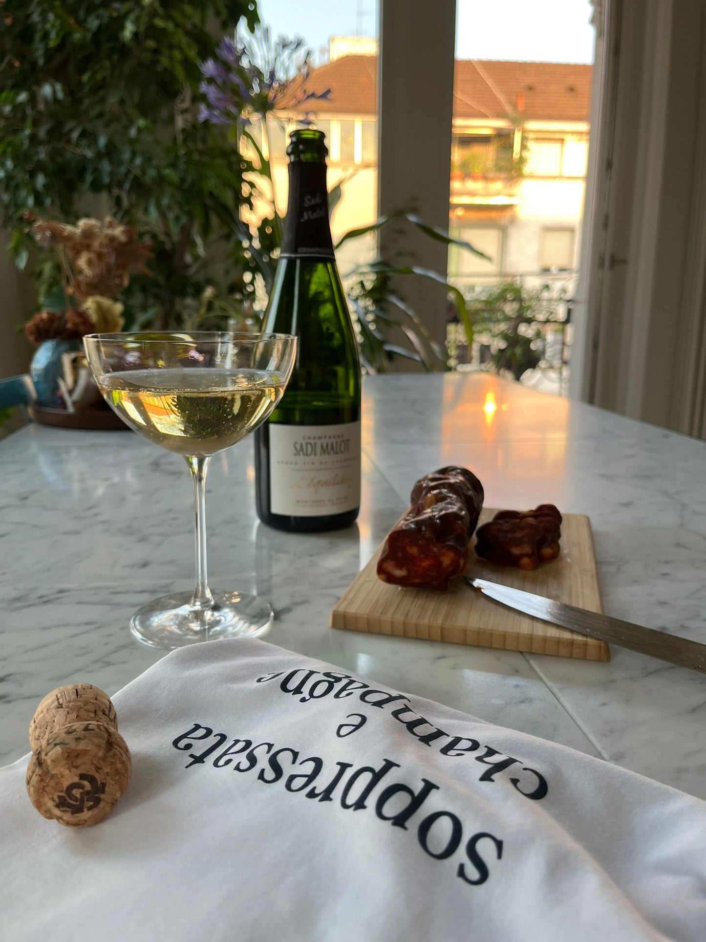 Maglietta Soppressata e Champagne - uomo